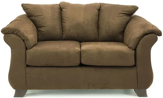 HANNAH CHOCOLATE LOVESEAT