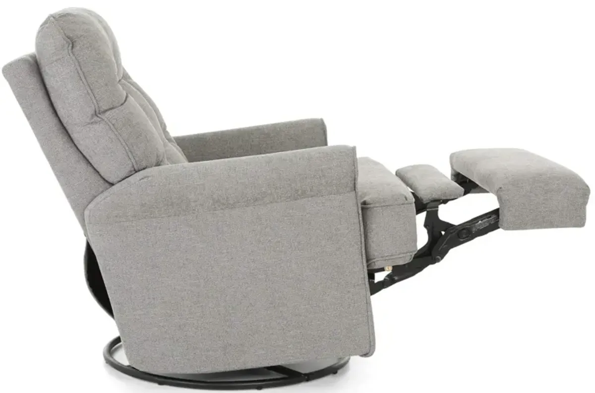 CARISSA PEWTER SWIVEL GLIDER RECLINER