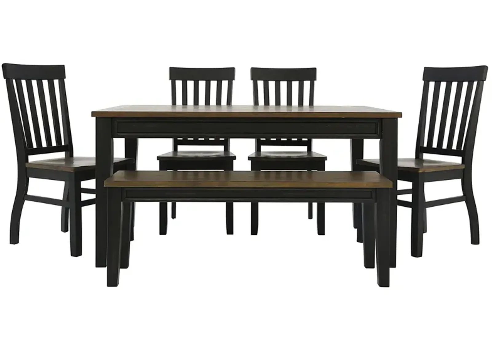 RAVEN NOIR 6 PIECE DINING SET