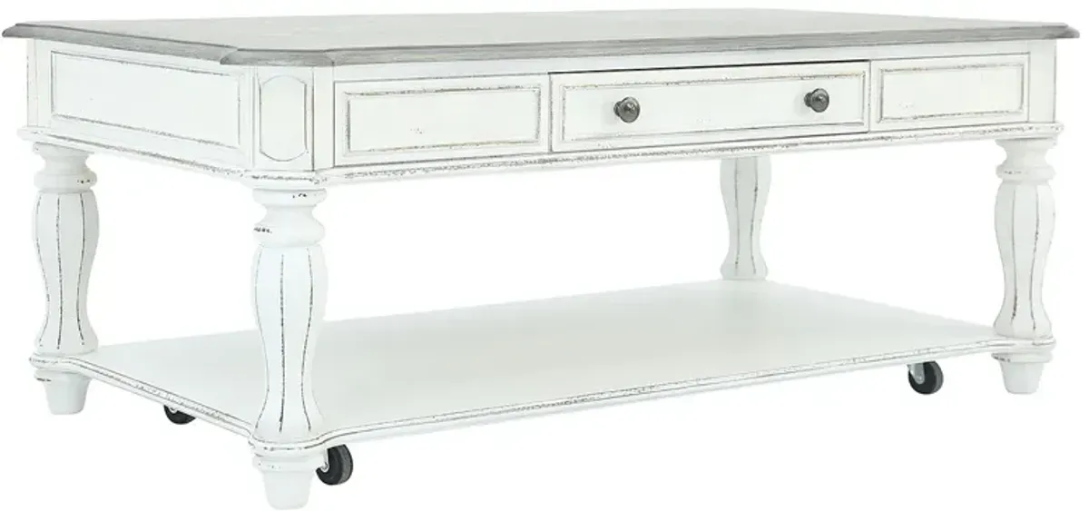 MAGNOLIA MANOR RECTANGULAR COCKTAIL TABLE