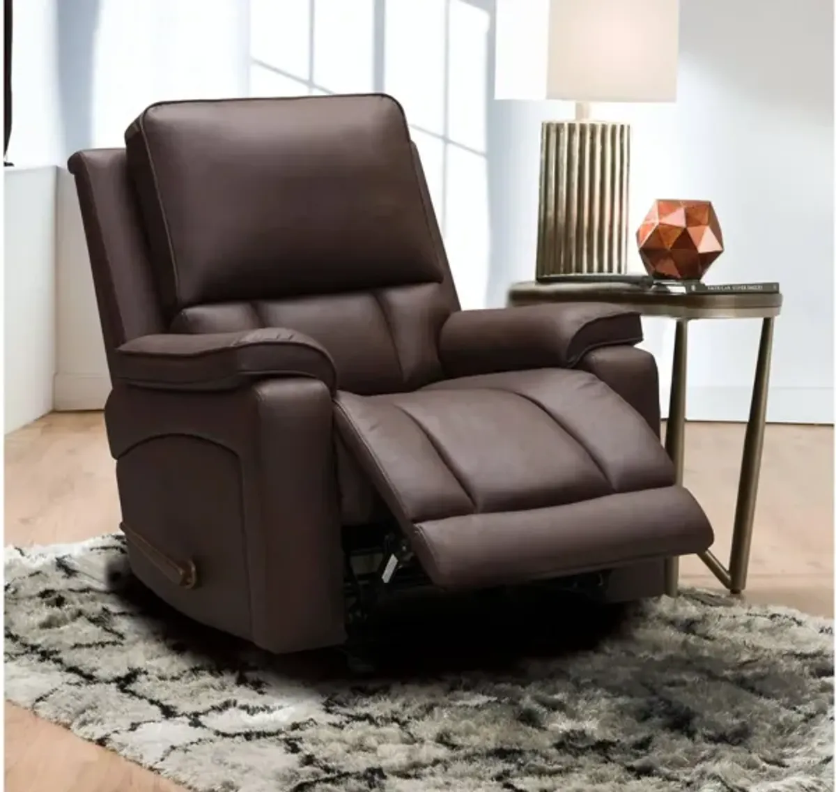 STAPLETON ALMOND GLIDER RECLINER