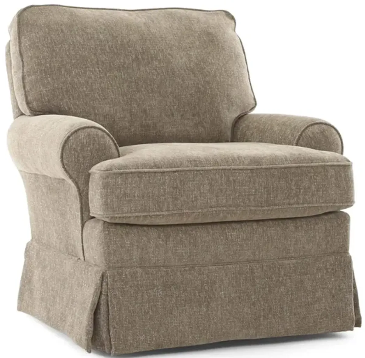 QUINN MOCHA SWIVEL GLIDER