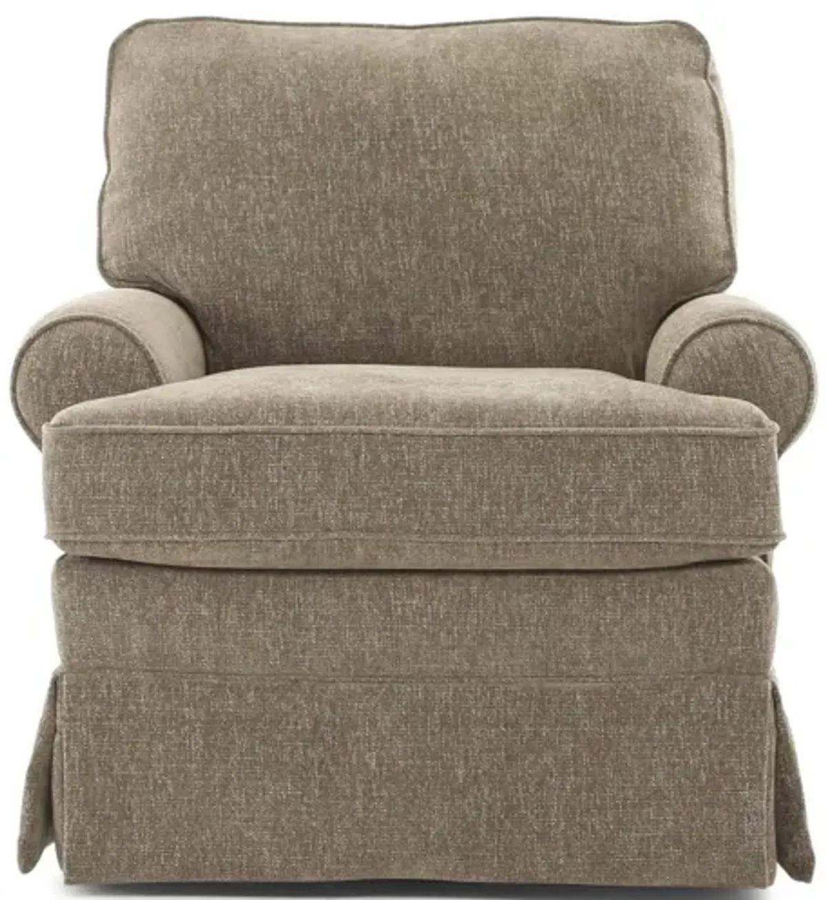 QUINN MOCHA SWIVEL GLIDER