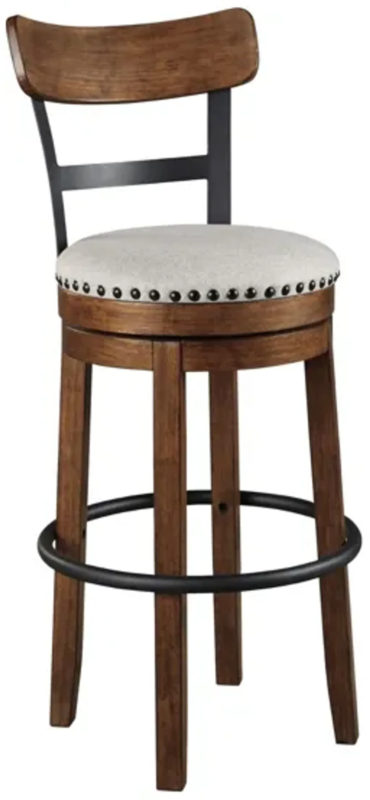 VALEBECK 30" BROWN SWIVEL BARSTOOL