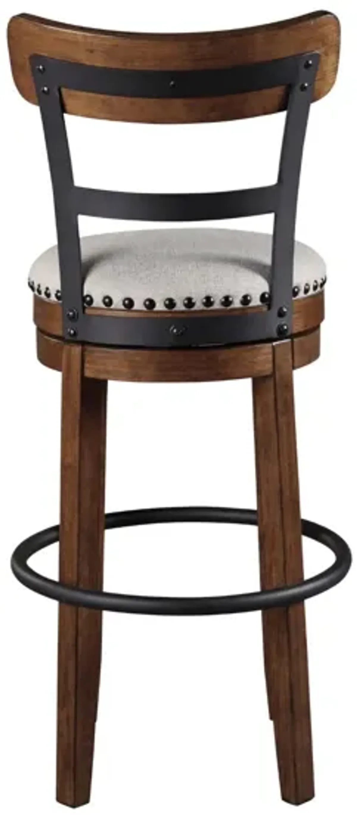 VALEBECK 30" BROWN SWIVEL BARSTOOL