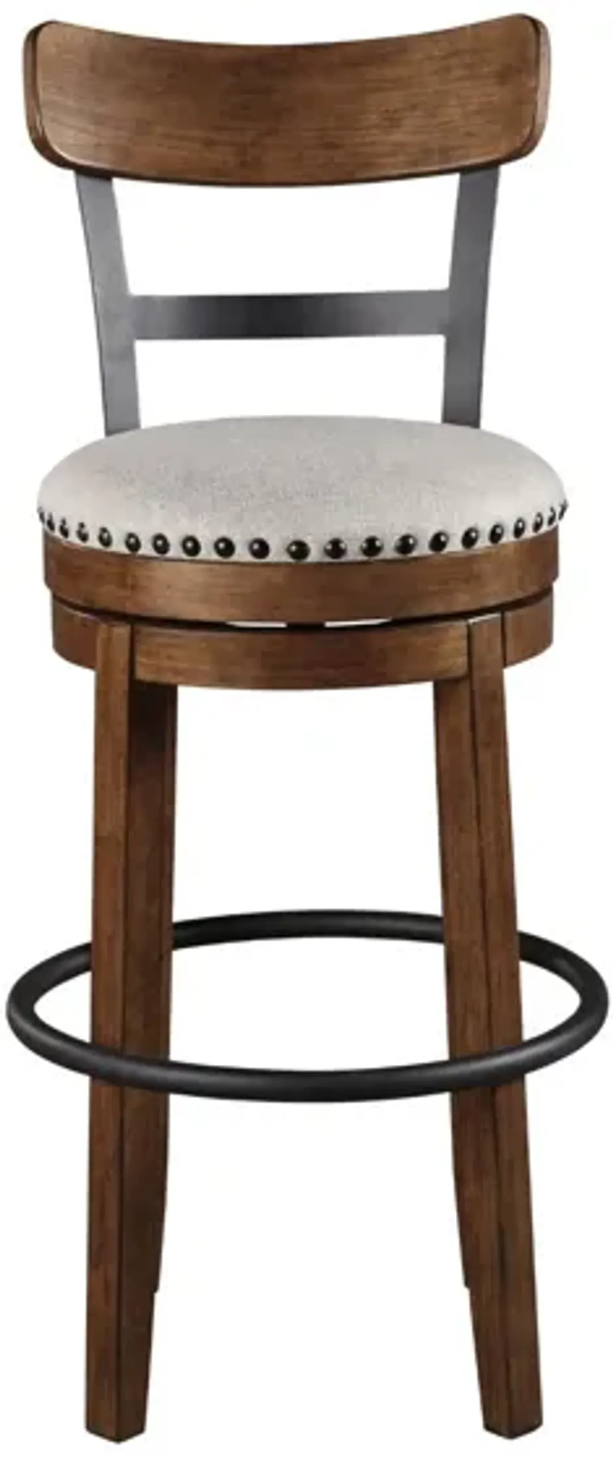 VALEBECK 30" BROWN SWIVEL BARSTOOL