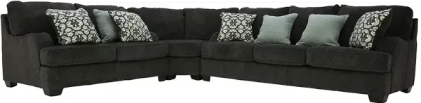 CHARENTON CHARCOAL 3 PIECE SECTIONAL