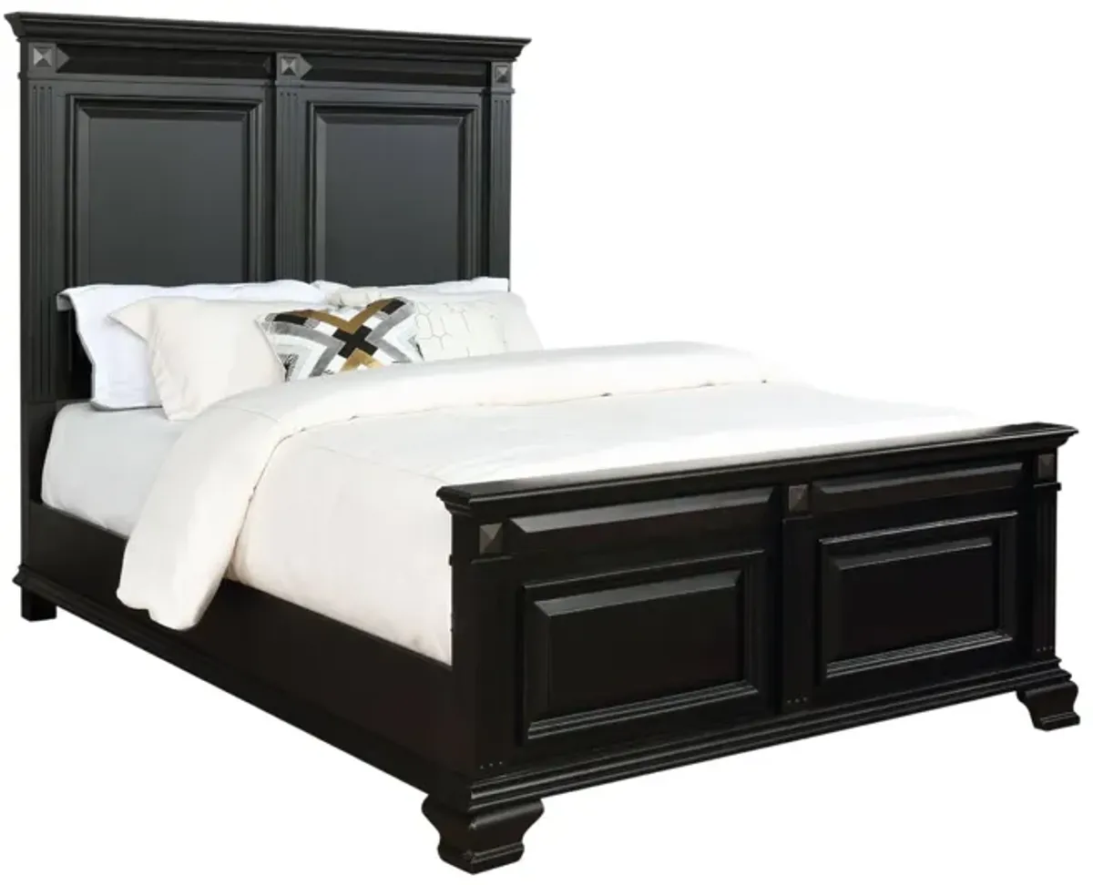 HALIFAX BLACK QUEEN BED