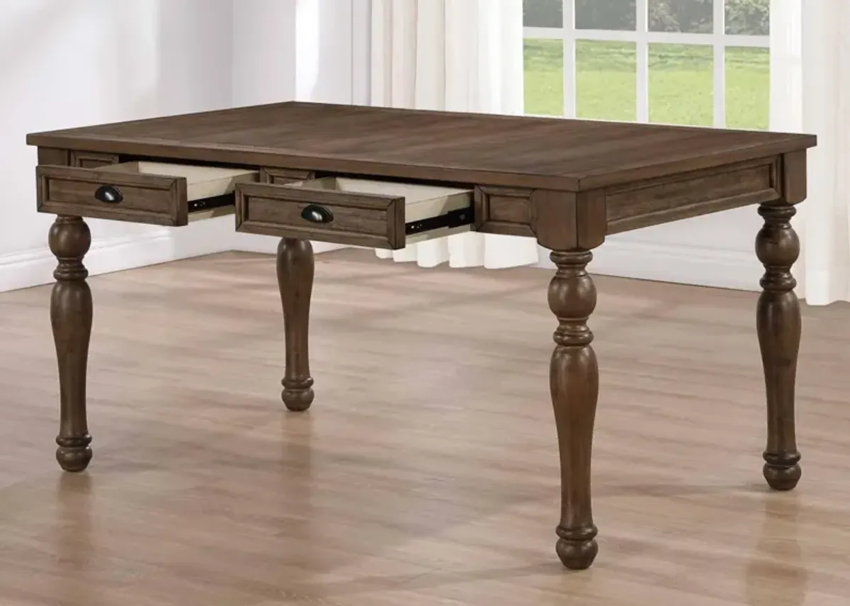 JOANNA BROWN DINING TABLE