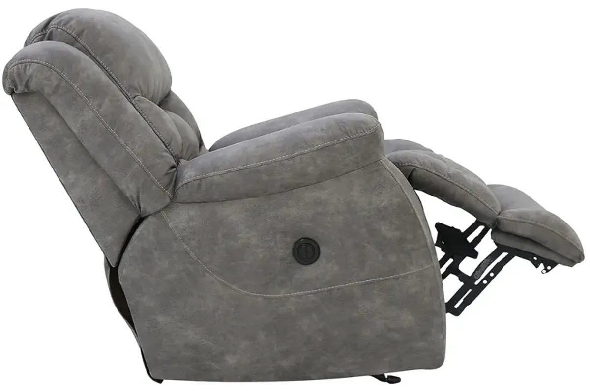 TATUM PEWTER 1P POWER RECLINER