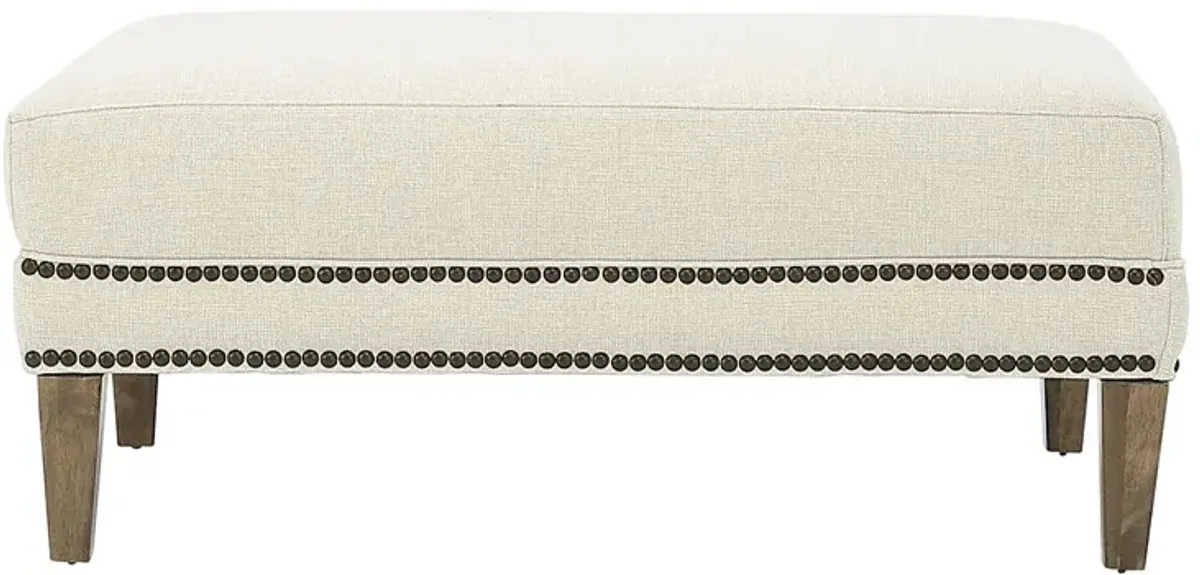 NAMASTE FLAX OTTOMAN