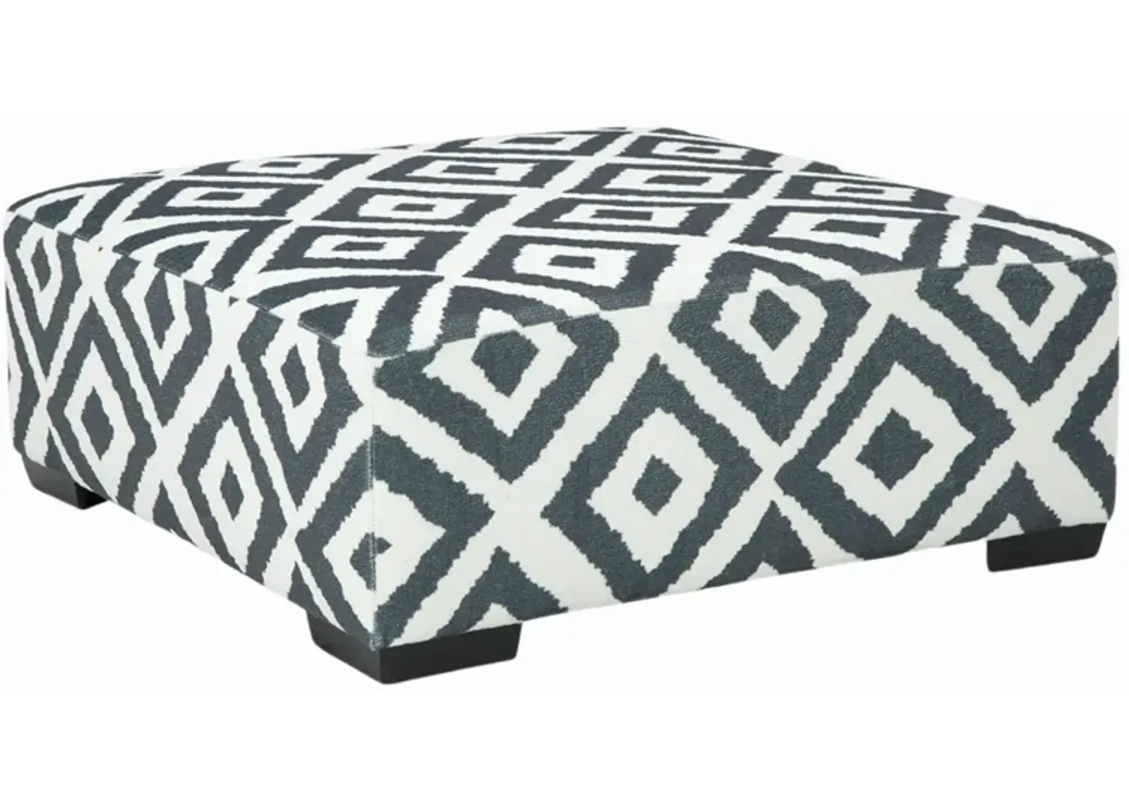 MONDO GUNMETAL OTTOMAN