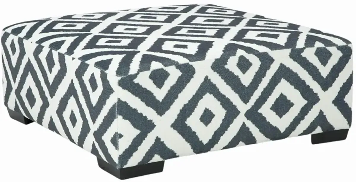 MONDO GUNMETAL OTTOMAN