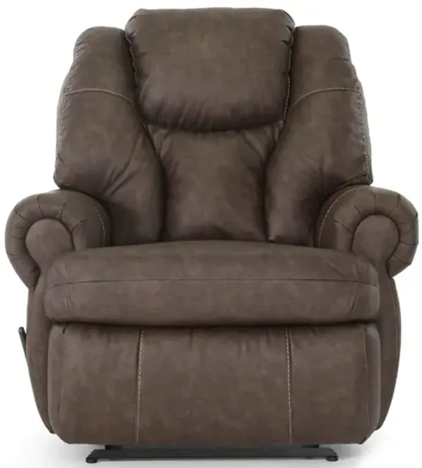 MALCOLM WALNUT BIG MAN RECLINER