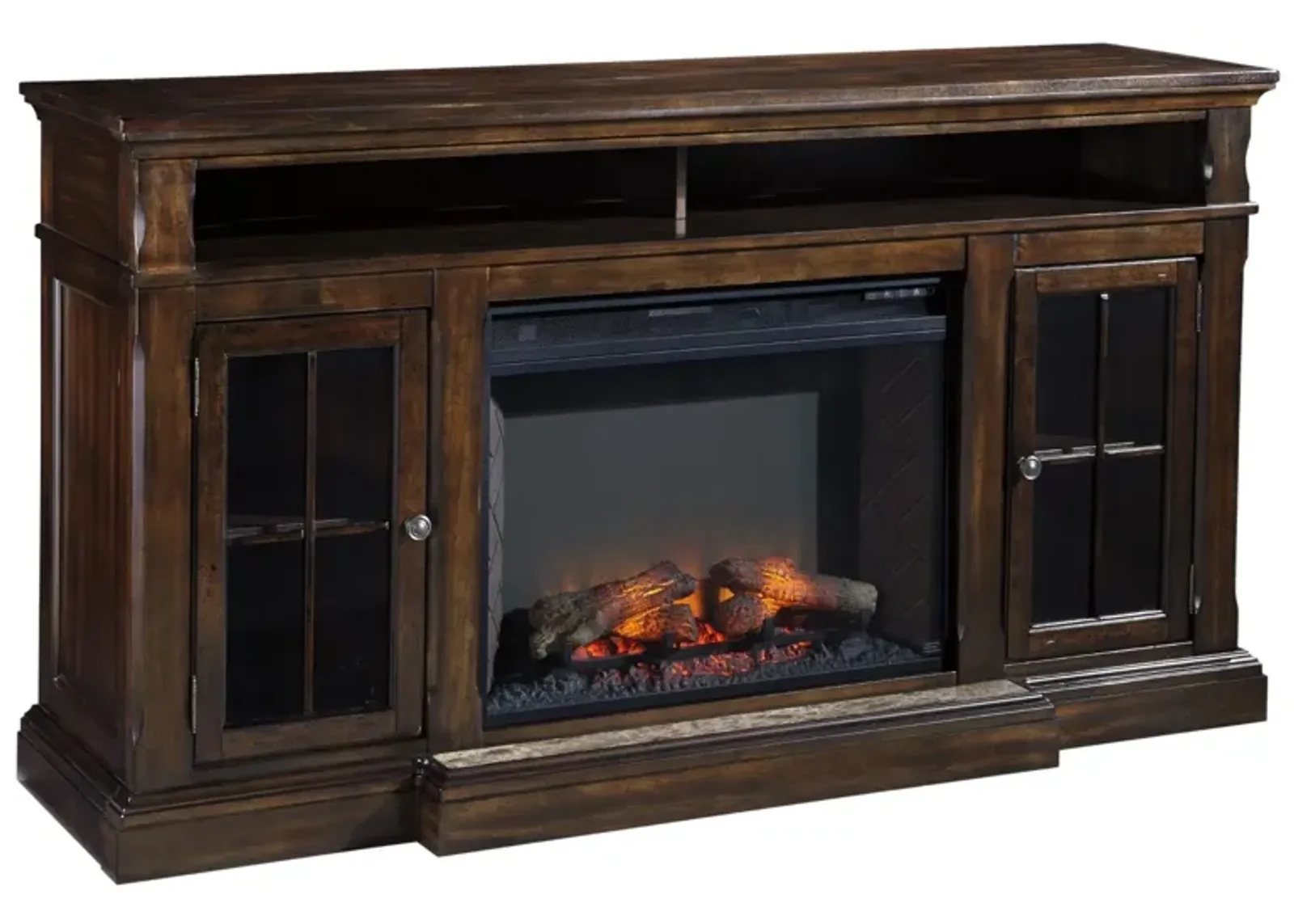 RODDINTON 72" TV STAND WITH FIREPLACE