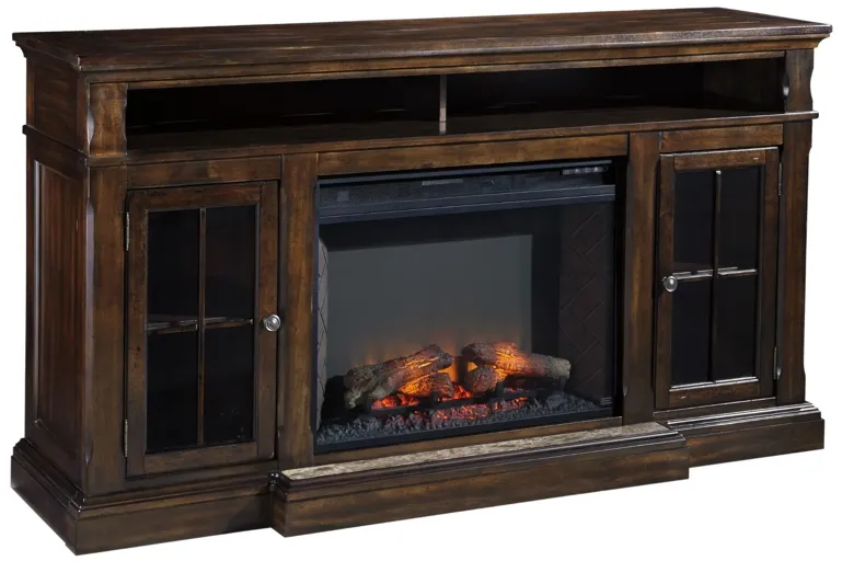 RODDINTON 72" TV STAND WITH FIREPLACE