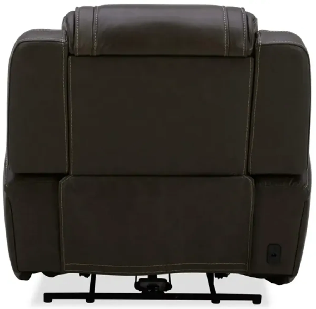 BOSTON CHARCOAL LEATHER POWER RECLINER