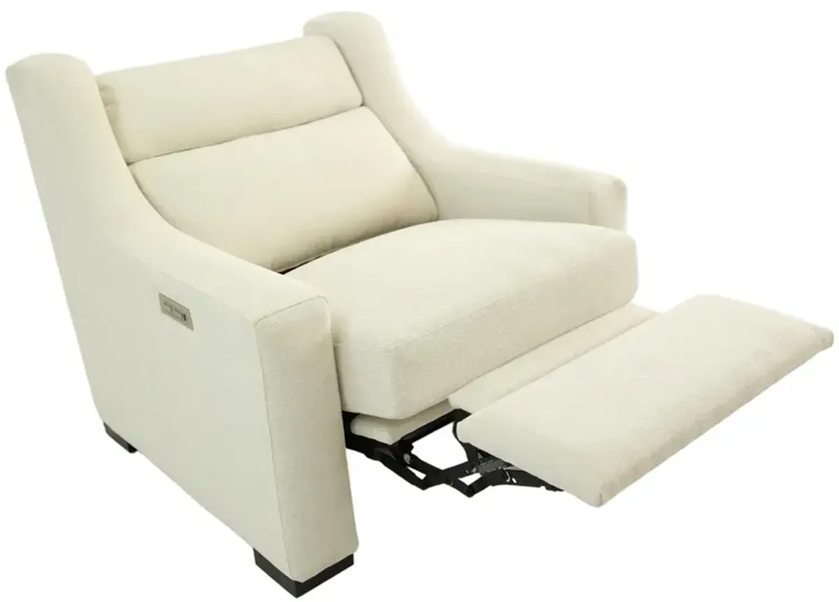 GERMAIN CREAM POWER RECLINER