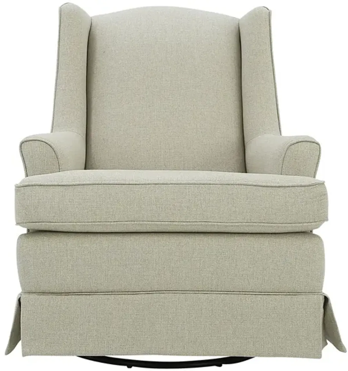 NATASHA BEIGE SWIVEL GLIDER