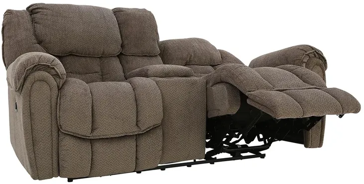 BAXTER TAUPE 1P POWER LOVESEAT WITH CONSOLE