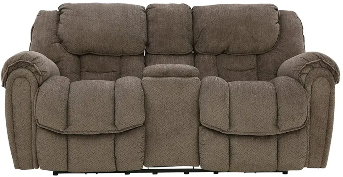 BAXTER TAUPE 1P POWER LOVESEAT WITH CONSOLE