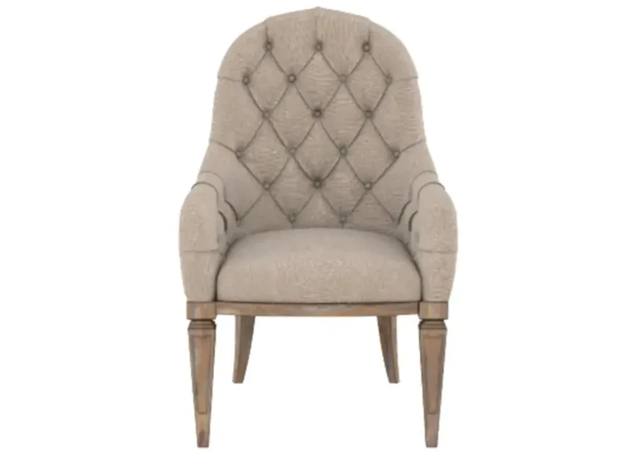 ARCHITRAVE UPHOLSTERED ARM CHAIR