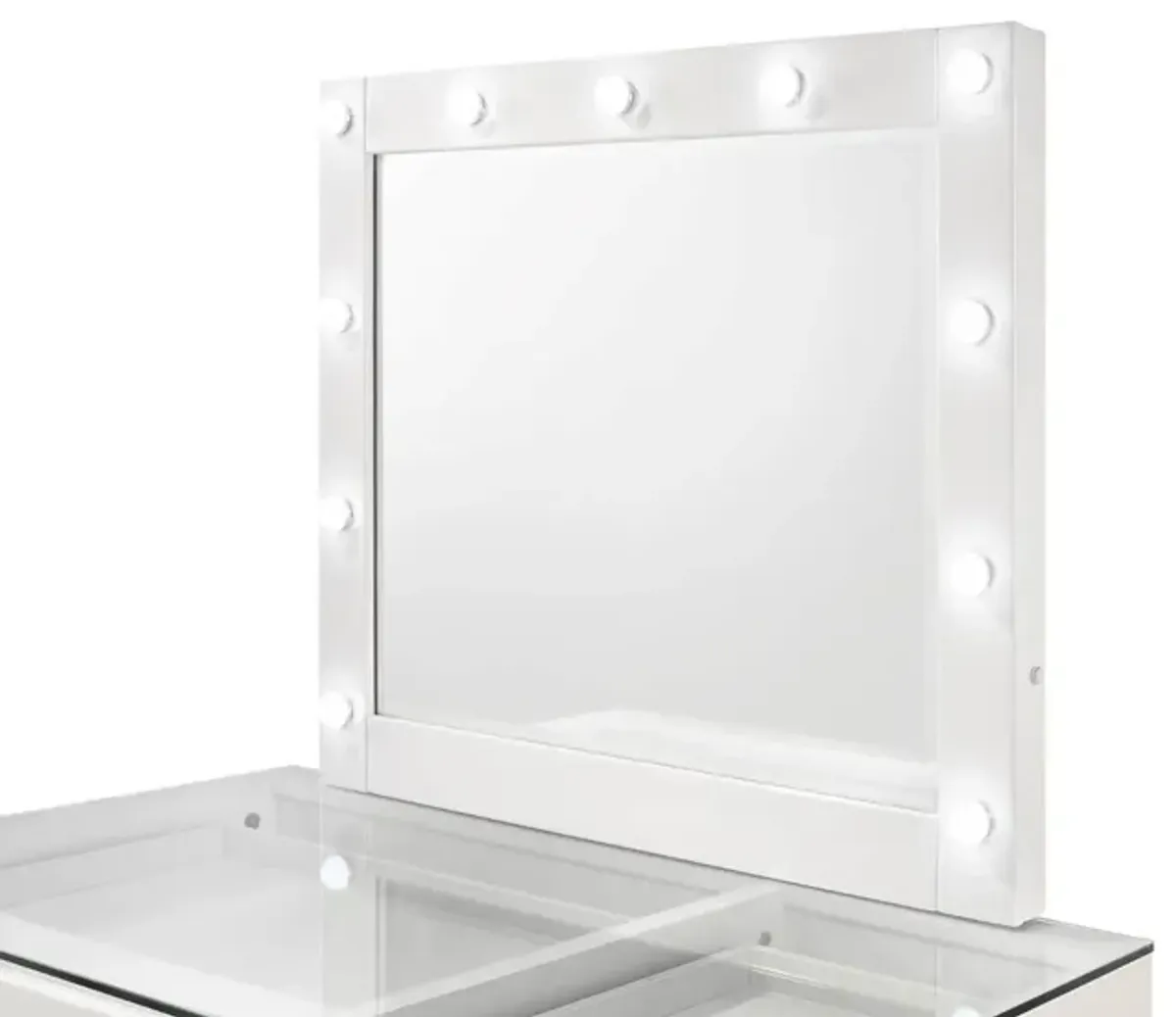 MORGAN WHITE VANITH WITH LED MIRROR