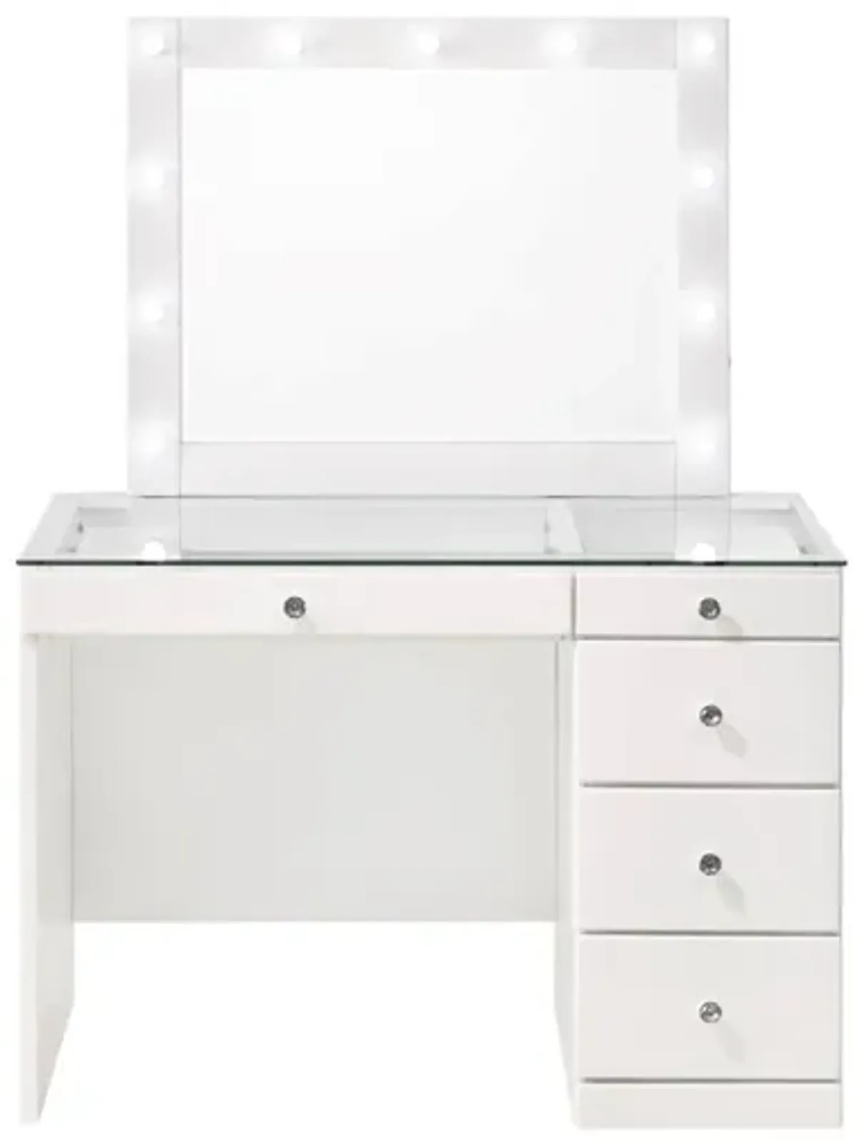 MORGAN WHITE VANITH WITH LED MIRROR