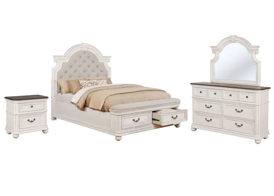 MALLORY WEATHERED KING BEDROOM SET