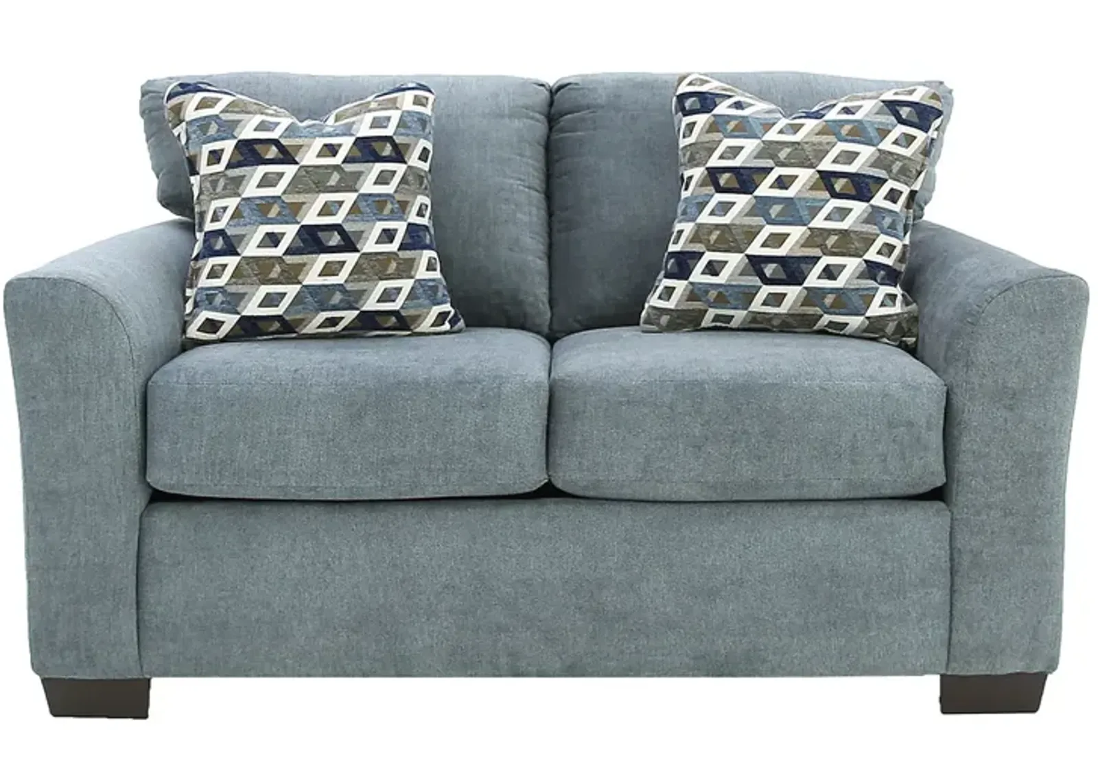 ANNA BLUE LOVESEAT