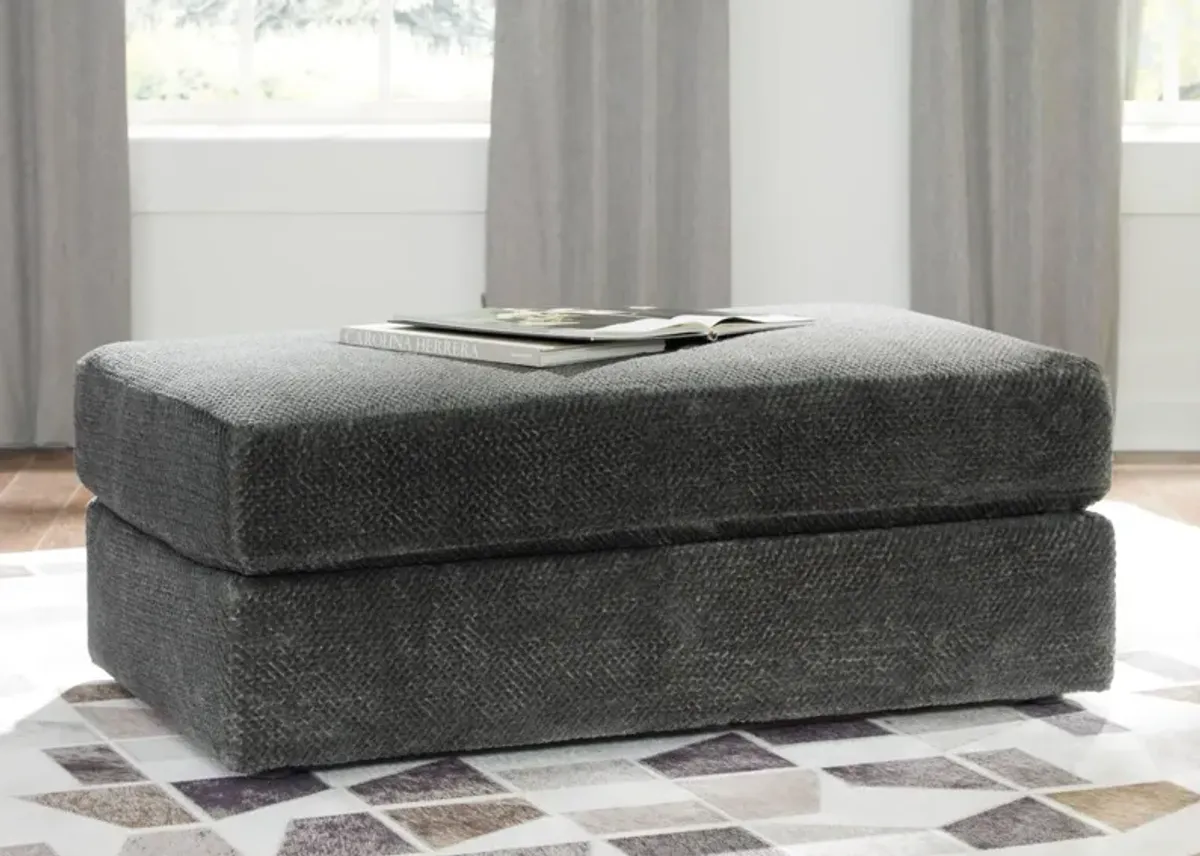 KARINNE SMOKE OVERSIZED OTTOMAN