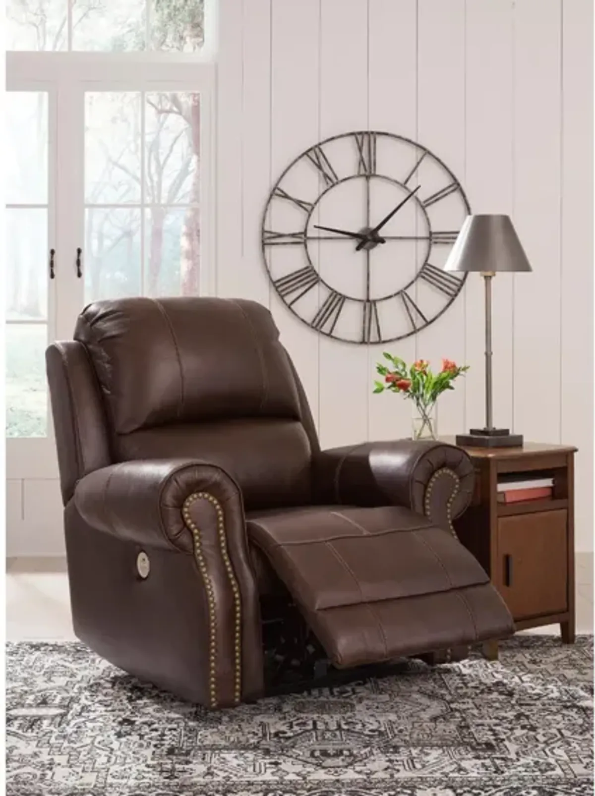 FREYEBURG WALNUT POWER RECLINER