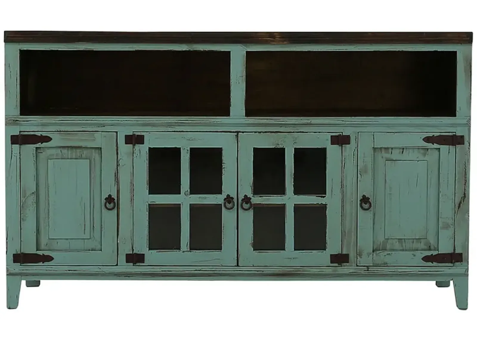 LAWMAN TURQUOISE 60" MEDIA CONSOLE