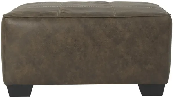 ABALONE CHOCOLATE OTTOMAN