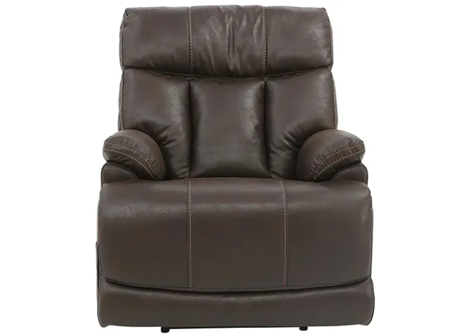 CLIVE POWER BROWN RECLINER P3