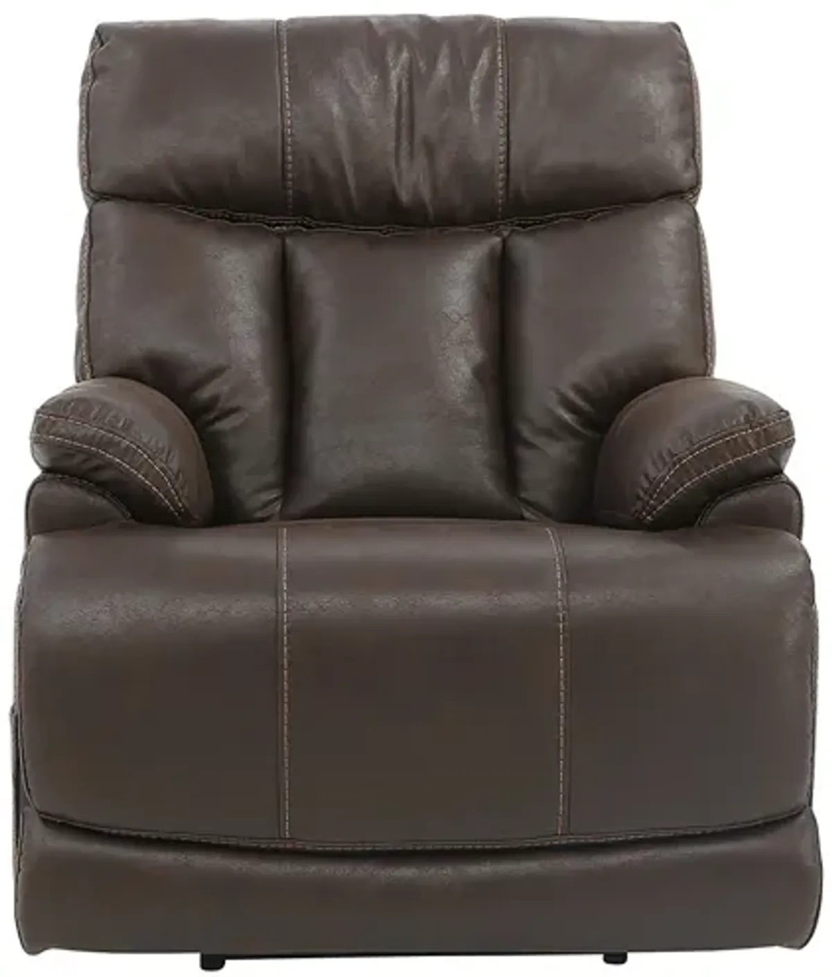 CLIVE POWER BROWN RECLINER P3