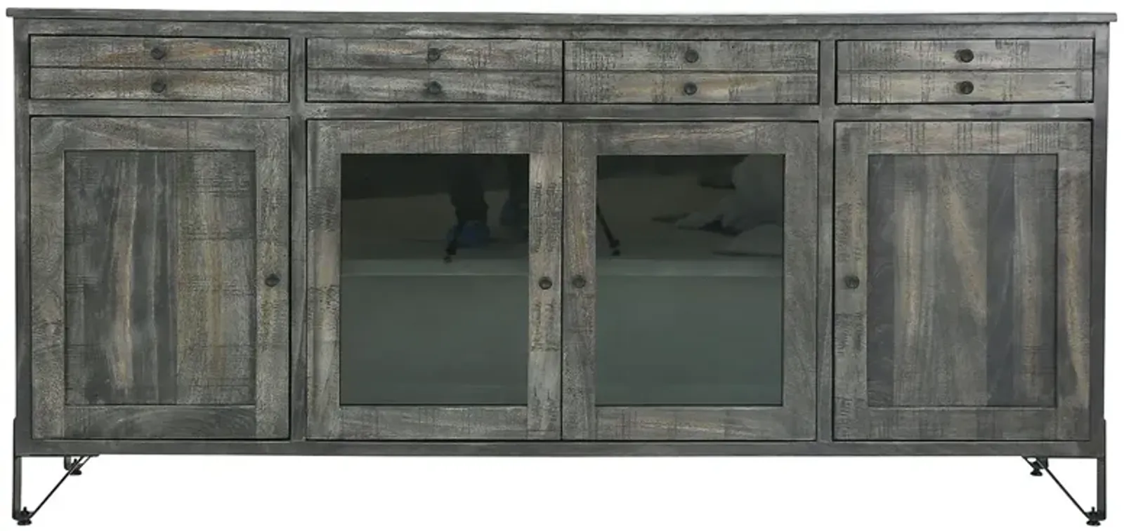 MORO GRAY MEDIA CONSOLE