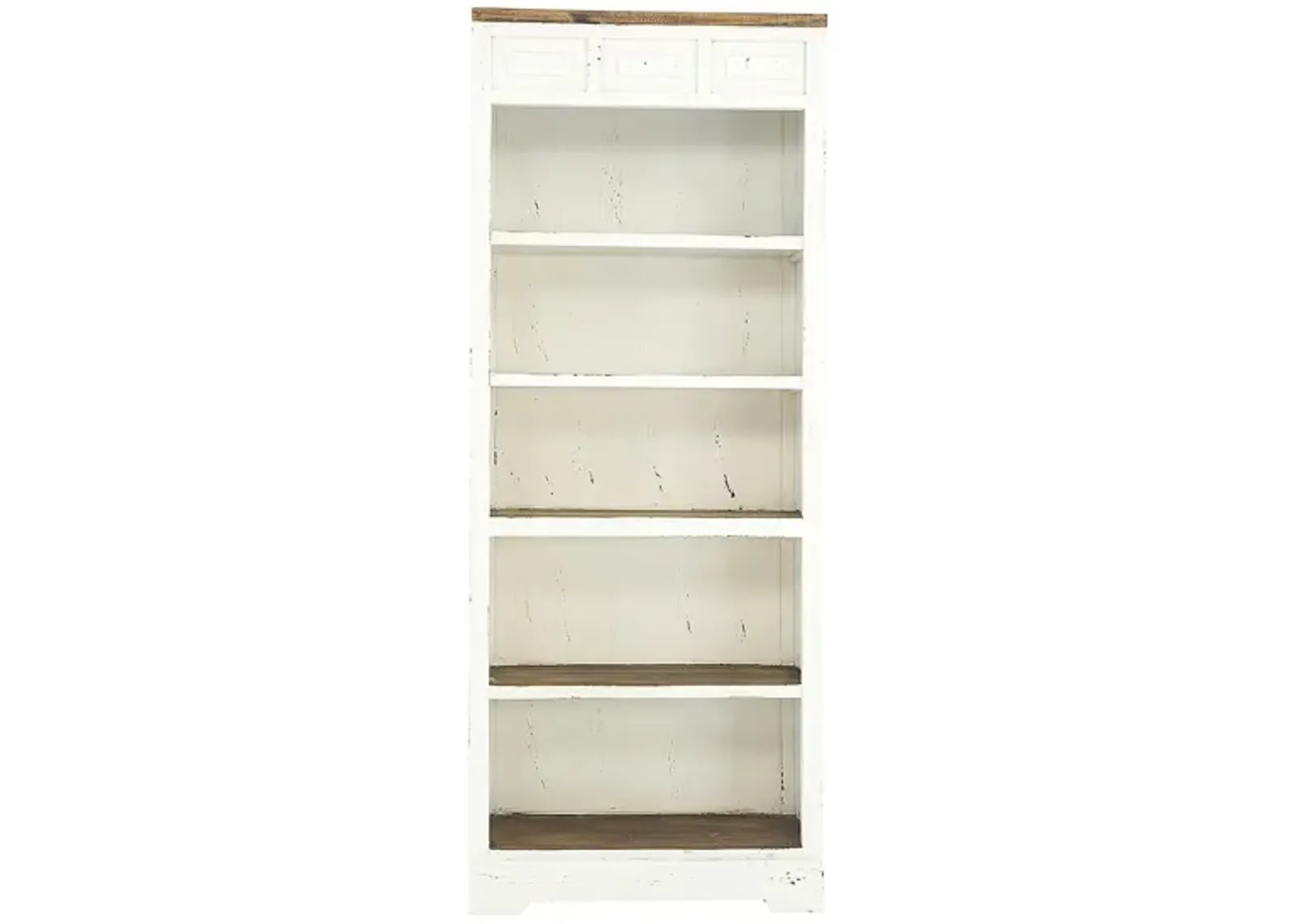 LAWMAN WHITE BOOKCASE