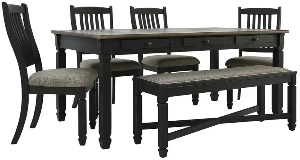 TYLER CREEK 6 PIECE DINING SET