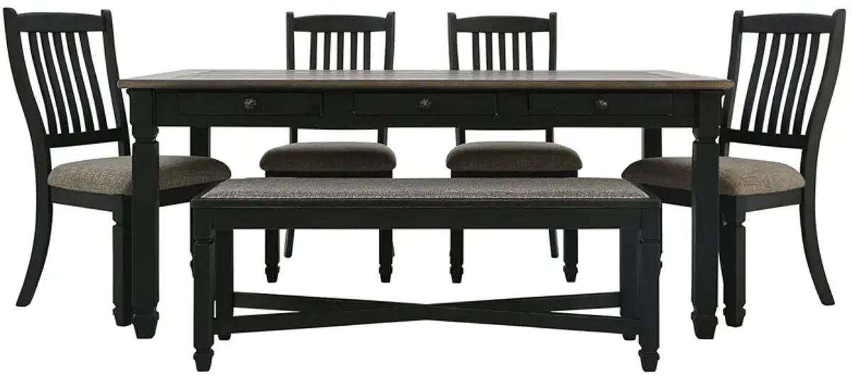 TYLER CREEK 6 PIECE DINING SET