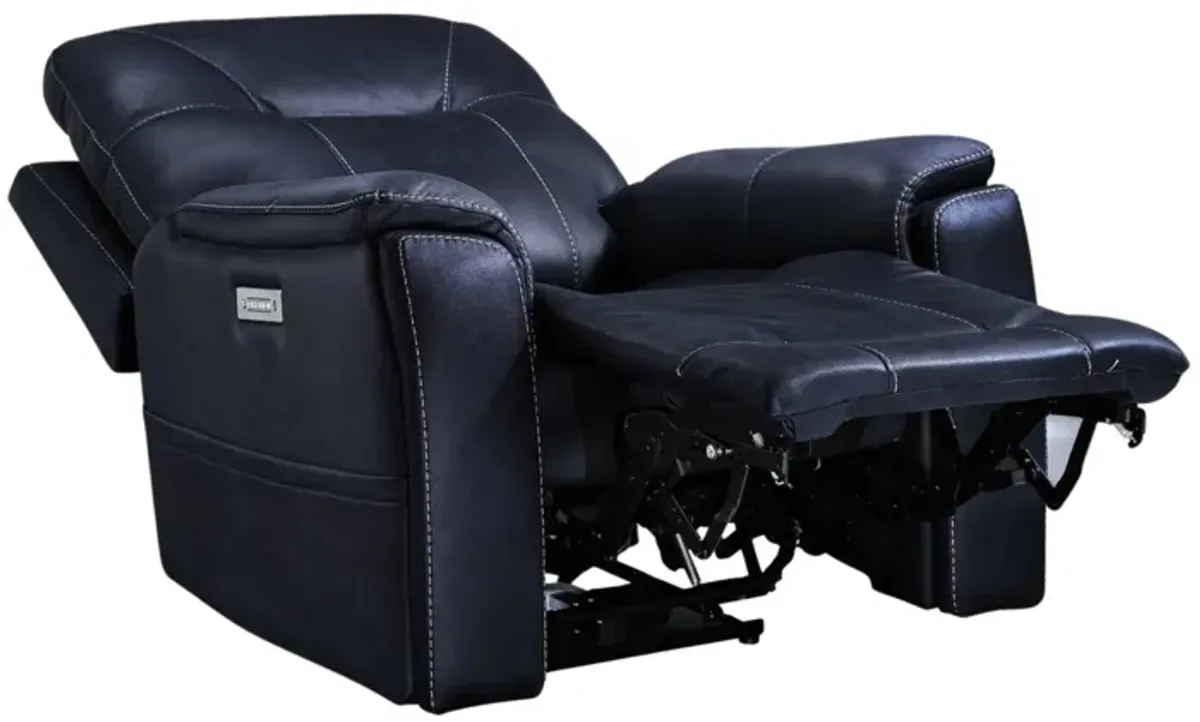 LEXINGTON OCEAN BLUE POWER MEDIA RECLINER