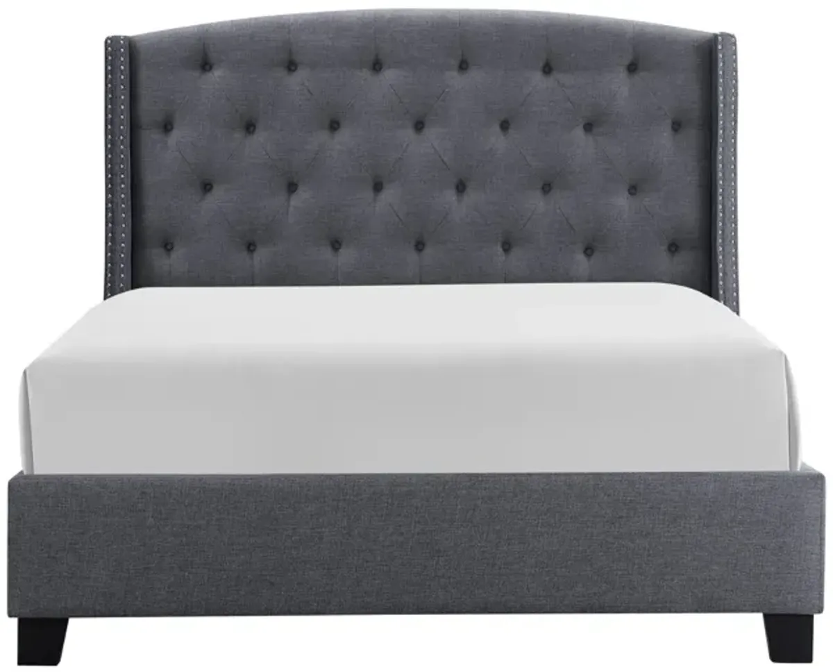 EVA GREY KING BED