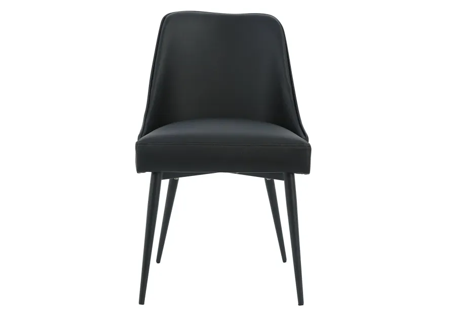 COLFAX BLACK DINING CHAIR