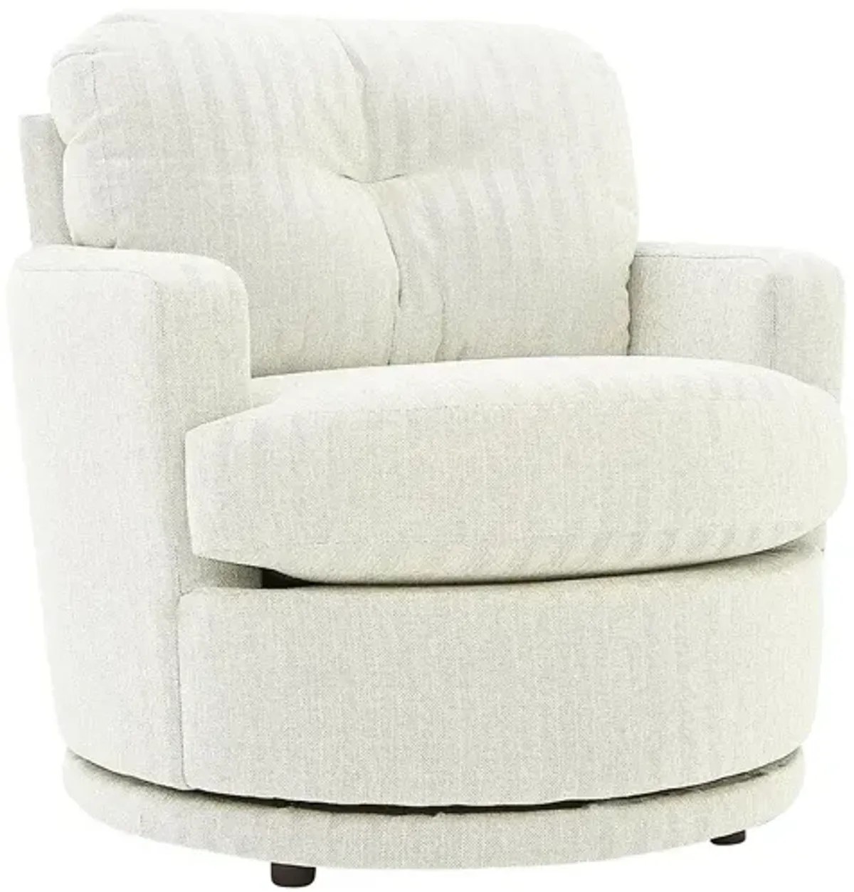 SKIPPER PLATINUM SWIVEL BARREL CHAIR