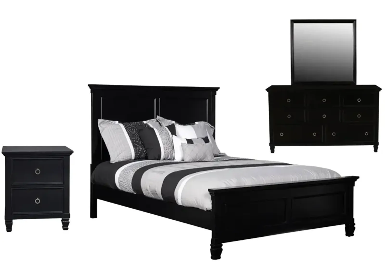 TAMARACK BLACK FULL BEDROOM