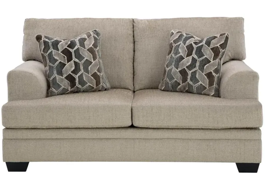 STONEMEADE TAUPE LOVESEAT