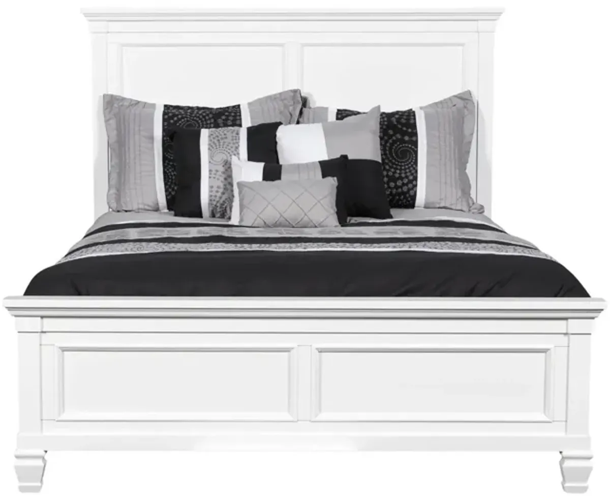 TAMARACK WHITE TWIN BED