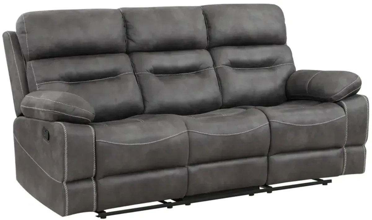 RUDGER GRAY RECLINING SOFA