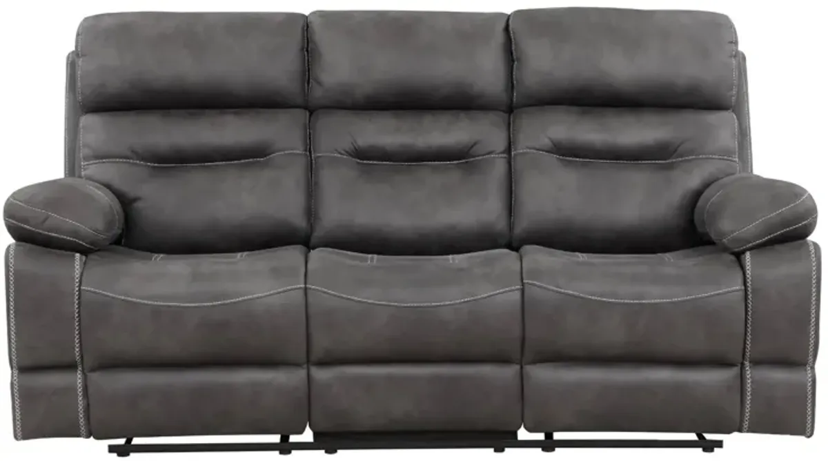 RUDGER GRAY RECLINING SOFA