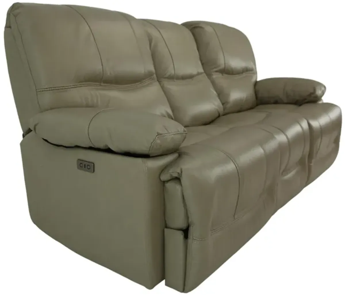 ODESSA TAUPE LEATHER 1P POWER ZERO GRAVITY RECLINING SOFA